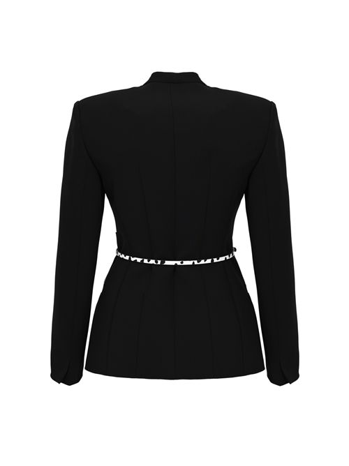 Giacca doppiopetto MSTQUINOA in cady con cintura MAX MARA STUDIO | 2616041035600001